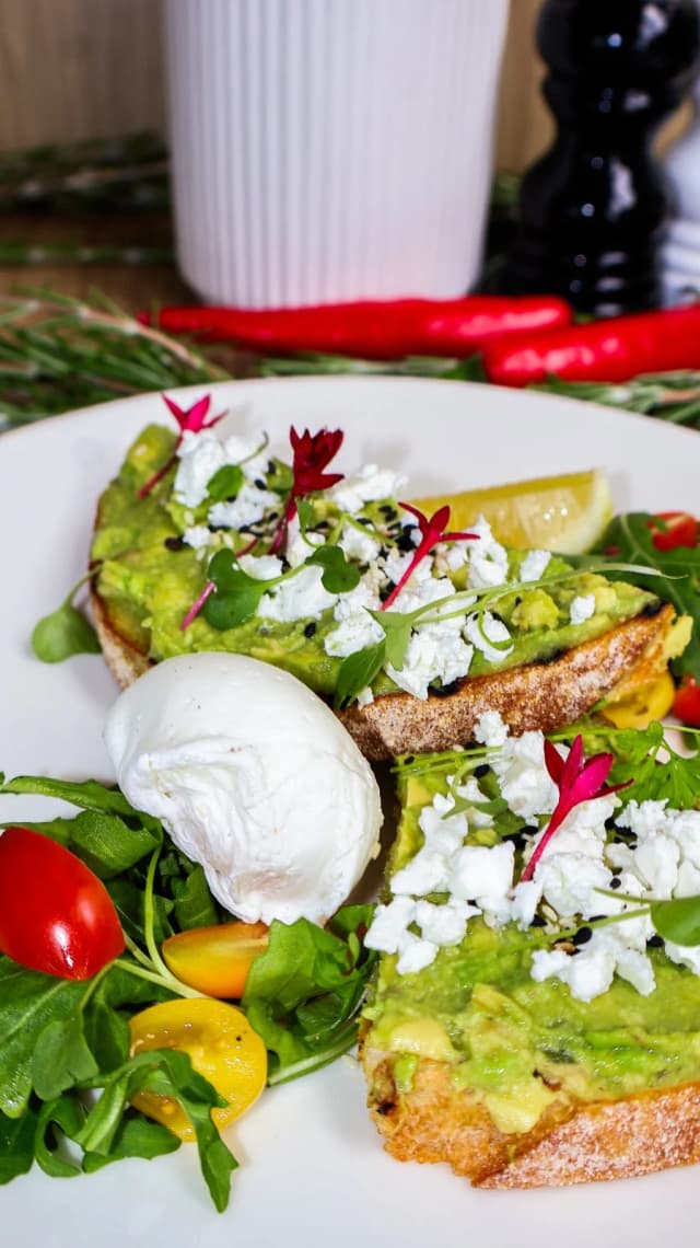 Smashed Avocado at Milano Cafe Bar Newstead