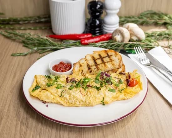 Milano's Sandcrab Omelette at Milano Cafe Bar Newstead