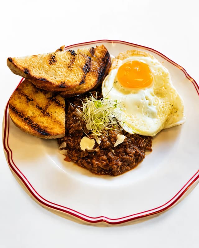 Savoury Wagyu Mince at Milano Cafe Bar Newstead