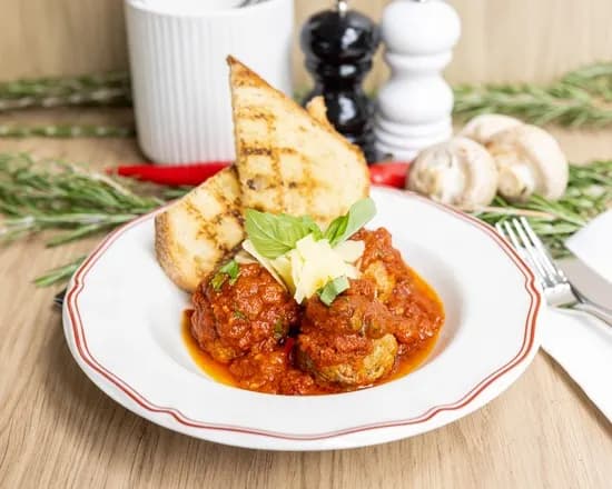 Pork & Veal Meatballs at Milano Cafe Bar Newstead