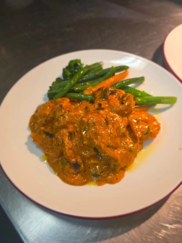 Al Bacio chicken at Milano Cafe Bar Newstead