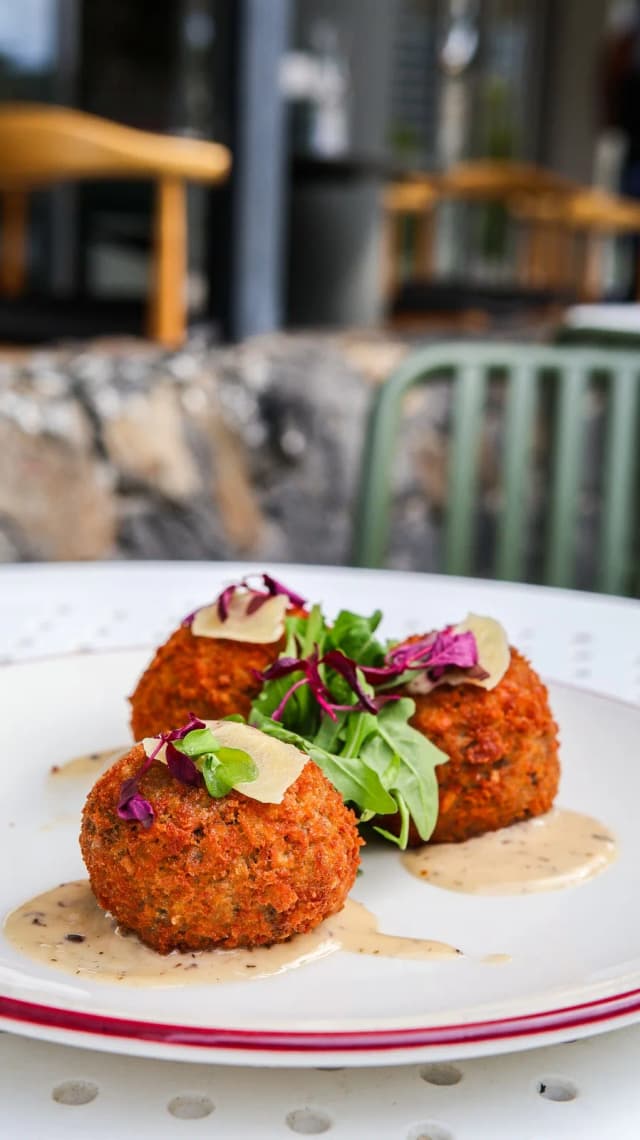 ARANCINI BALLS at Milano Cafe Bar Newstead